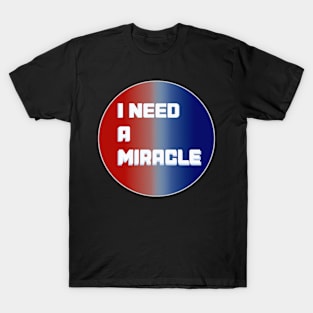 Grateful Dead company I need a Miracle red blue deadhead tour T-Shirt